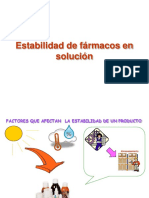 DISEÑO DE SOLUCIONES FARMACÉUTICAS 2-Estabilidad