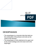 GIT Applied Anatomy