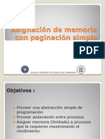 Asignación de memoria