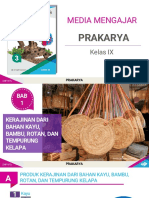 Bab 1 Kerajinan Dari Bahan Kayu Bambu Rotan Dan Tempurung Kelapa