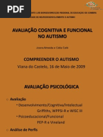 Avaliação Cognitiva e Funcional no Autismo