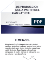 Planta de Produccion de Metanol A Partir Del