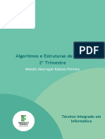 Algoritmos e Estruturas de Dados I 2º Trimestre: Moisés Henrique Ramos Pereira