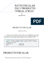 Clase 4 Producto Escalar (Punto) y Producto Vectorial