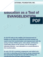 Education as a Tool of Evangelization