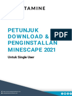 Petunjuk Download & Penginstallan MineScape 2021 Untuk Single User