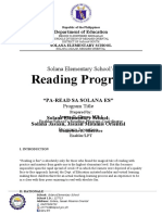 Reading Program: Solana Elementary School's