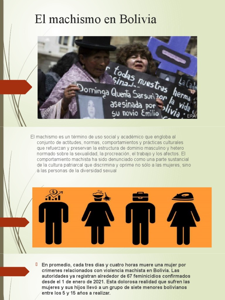 El machismo y su impacto en Bolivia | PDF | Machismo | La violencia ...