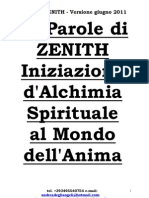 Le Parole Di Zenith c. in. Anima Alchimia Spirituale Versione Giugno 2011
