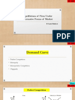 Equilibrium of Firm Under Alternative Forms of Market