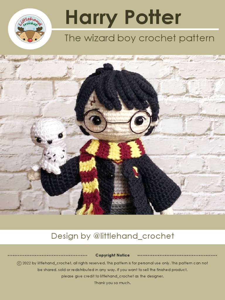 crochet harry potter doll free pattern