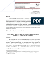 Alfabetização Geográfica A Partir Dos Conceitos de Milton