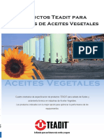 Aplicaciones TEADIT en Aceites Vegetales ESP