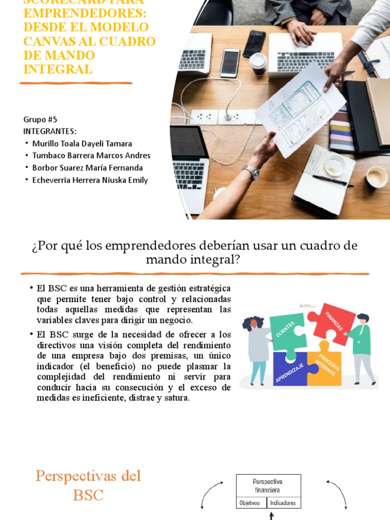 Canvas y BSC: Guía para Emprendedores | PDF | Business | Modelo de negocio