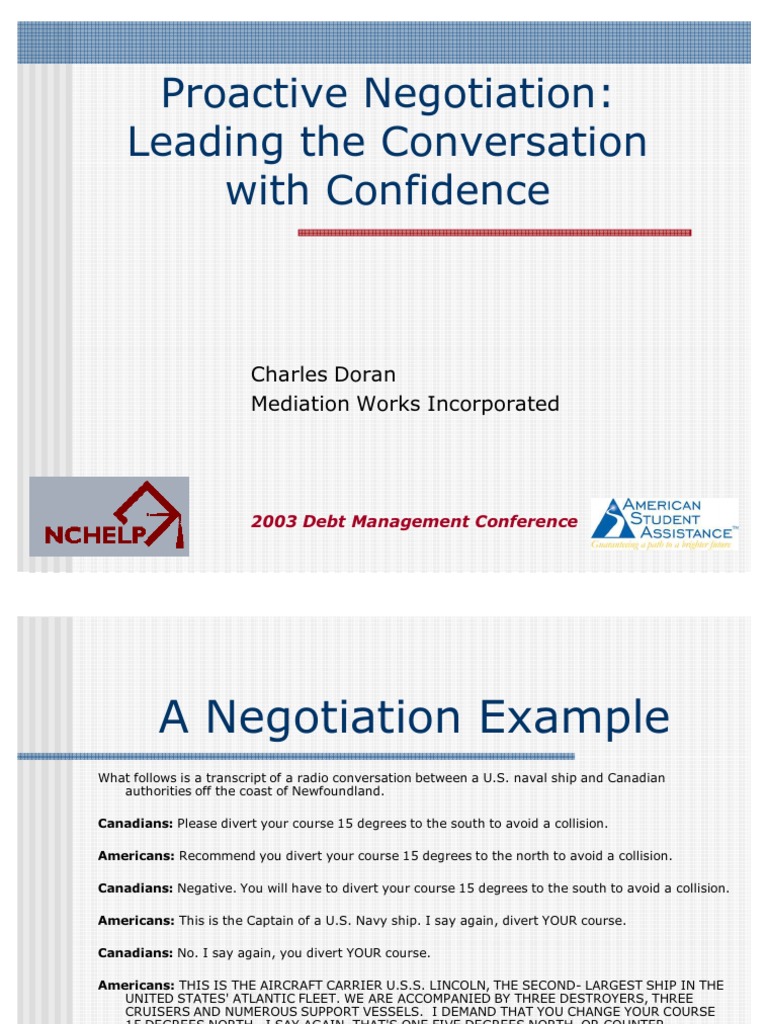 Negotiation Techniques and Skills | PDF | Negotiation | Dispute Resolution