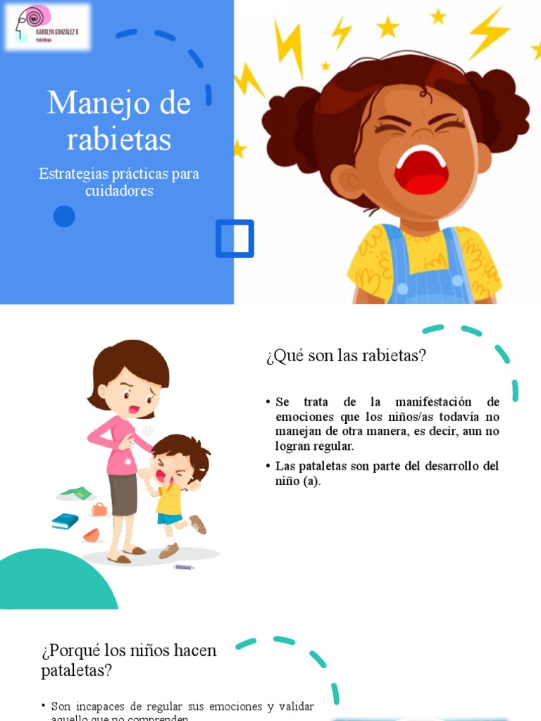 Estrategias para Manejar Rabietas Infantiles | PDF | Las emociones ...