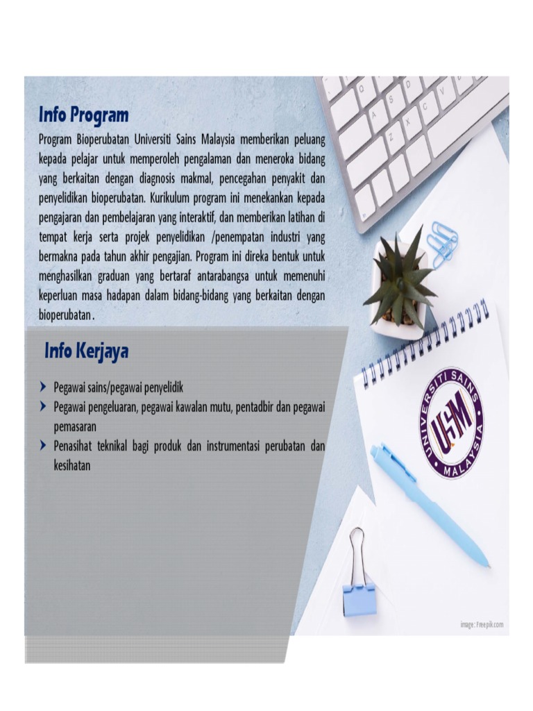 Peluang Kerjaya dalam Bioperubatan USM | PDF
