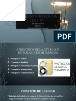 Principios de Ley 81