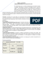 Repaso Narradores y Personas Gramaticales Con Ejercitación