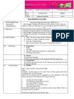 Semi-Detailed Lesson Plan: A. Preparation