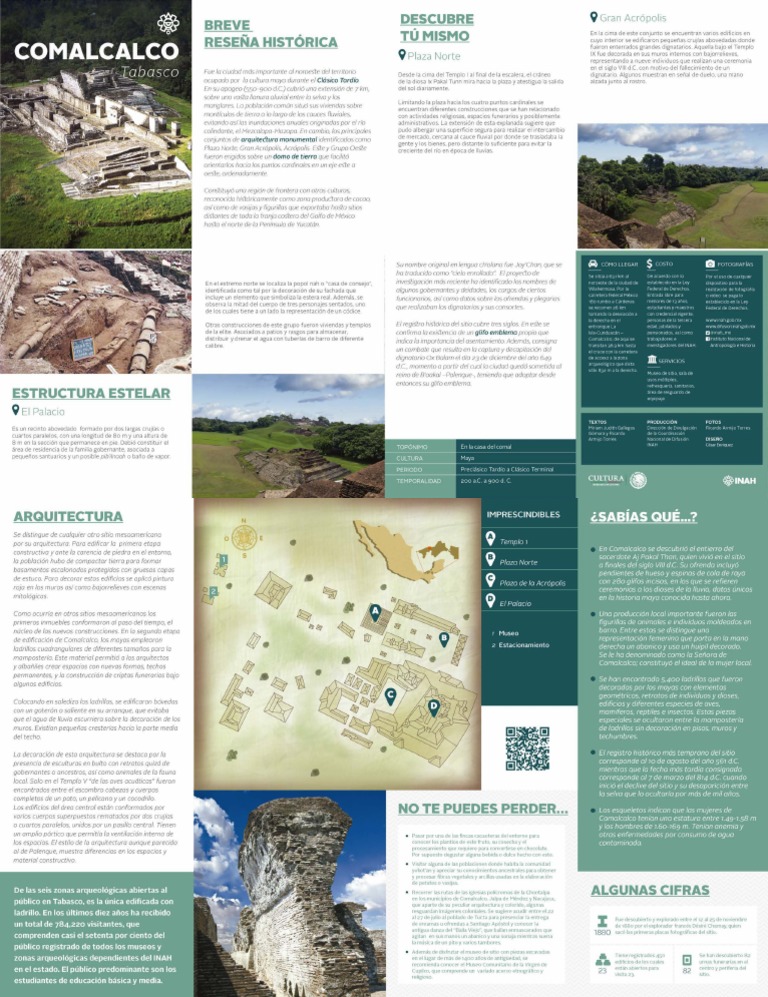 Zona Arqueologica Comalcalco | PDF