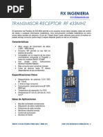 Download Transmisor RF 433MHz by Fix Ingeniera SN58896393 doc pdf