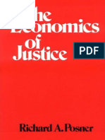 The Economics of Justice - Richard Posner