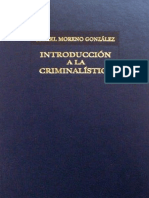 Introducción A La Criminalistica - Rafael-Moreno-Gonzalez PDF