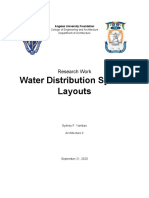 Water Distribution System Layouts: Research Work