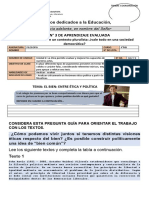 Filosofia 4to Actividad 2 El Bien en Un Contexto Pluralista ¿Vale Todo en Una Sociedad