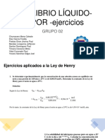 Ejercicios de EQ LIQ-VAP - Grupo II