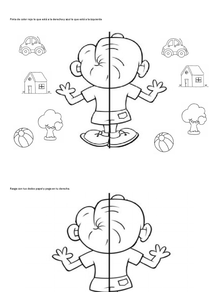 Actividades de Lateralidad para Niños PDF