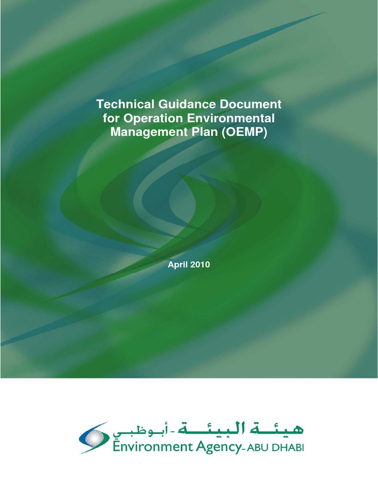 Technical Guidance Document For Operation Environmental Management Plan ...
