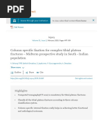 Column specific fixation for complex tibial plateau fractures – Midterm prospective study in South - Indian population - ScienceDirect