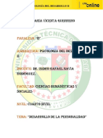 Ensayo Psicología Personalidad