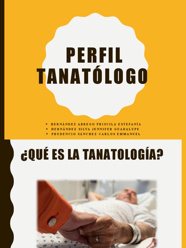 Perfil y funciones del tanatólogo | PDF | Dolor | Sicología