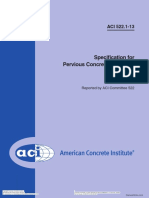 ACI 522.1 13 Specification Pervious Concrete