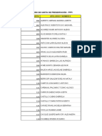 Numero de Carta de Presentación - PPP1