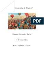La Conquista de México Karla Cisneros 4AV