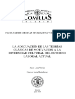 La Adecuación de Las Teorías Clasicas de La Motivacion