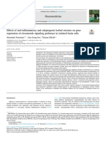 Effects of Anti-Inflammatory and Adaptogenic Herbal Extracts on Gene Expression of Eicosanoids Signaling Pathways in Isolated Brain Cells