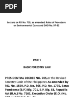 PD 705: Revised Forestry Code Summary | PDF