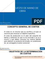 SEMANA 10 Presupuesto de Mano de Obra