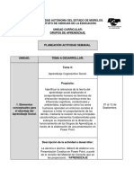 Planeación Unidad 1 Tema 3 Aprendizaje Cognoscitivo Social