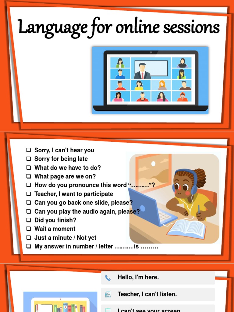 Language For Online Sessions | PDF | Career & Growth | Self-Improvement