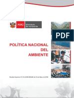 Politica Nacional Medio Ambiente -DS 012-2009 MA