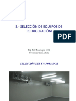 Selección de Evaporador