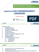 Equipos A Gas - Consideraciones y Conversión