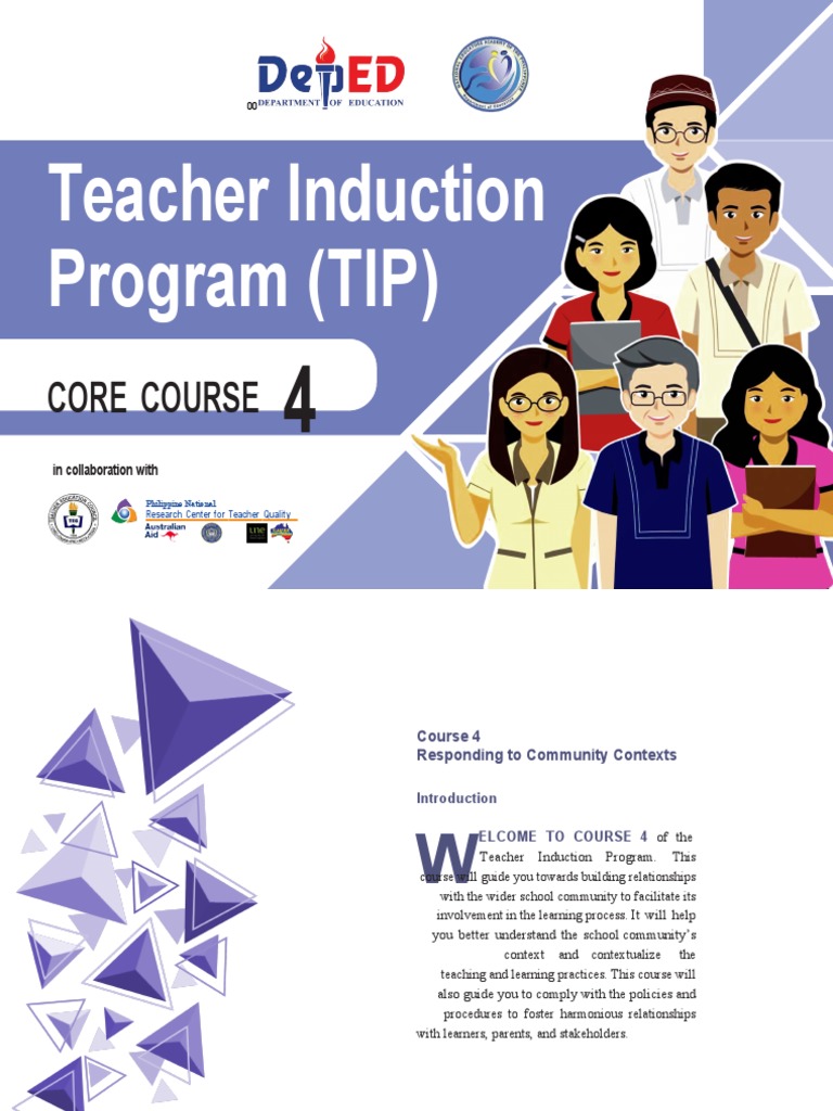TIP Course 4: Community Contexts Guide | PDF | Teaching Method | Learning