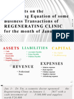 Regenerating Clinic Transactions and Tabular Analysis